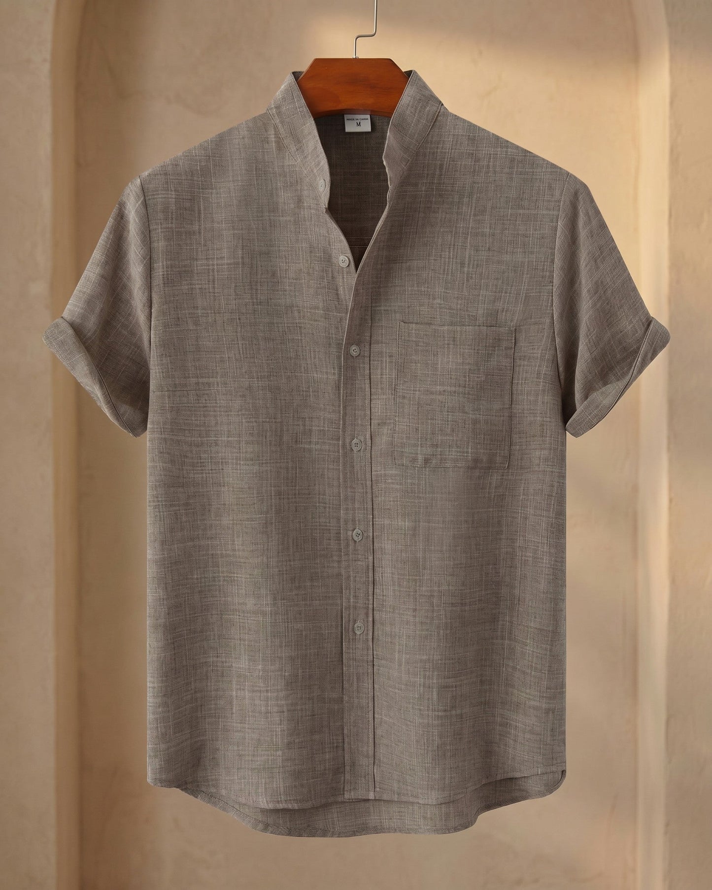 Ignacio Cotton Linen Short-Sleeve Shirt
